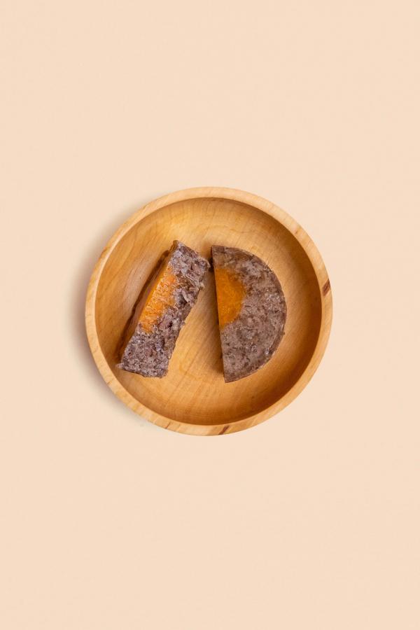 Terrine mit Gemüsekern aus Karotten